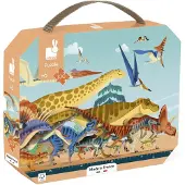 Janod Panoramique Dino Puzzel 100 stukjes