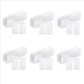 Semoic 300 stuks waxmelt-containers, 5-vaks clamshell-vormen, transparante lege plastic containers