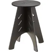 SoBuy Table Ronde Noire H48,5 x Ø30,5 cm