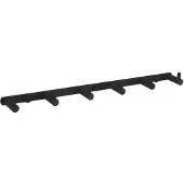 Mexen handdoekhaak met zes haken, zwart - 709166-70