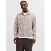 Jack & Jones Overhemd beige / zwart / wit