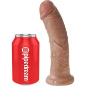 King Cock 8 dildo (20 cm) - donker natuurkleur