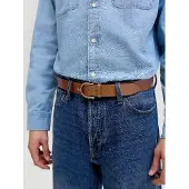 Jack & Jones Leren Riem 95 Bruin
