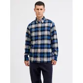 Jack & Jones Premium Overhemd 'JPRBLUBarkley' blauw / nachtblauw / lichtgrijs