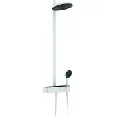 Hansgrohe Pulsify S Showerpipe 2jet mt ShowerTablet Select 400 mat wit