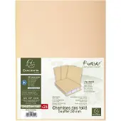 Exacompta FOREVER 320 g/m2 - Pak van 25 dossiermappen met linnen rug - A4 - Gems - 770002E