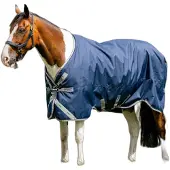 Horseware Deken Amigo 100gr Donkerblauw-grijs - 145/198