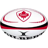 Gilbert Canada Mini Rugby Bal Replica - 11 x 17 x 3 cm