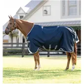 Horseware Regendeken Amigo 1200d 50gr Donkerblauw-grijs - 130/183