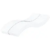 vidaXL Schuimmatras H2 en H3 75 x 190 cm Wit