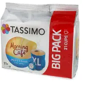 TASSIMO | Morning Café Mild & Smooth XL - 21 capsules voor