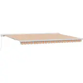 vidaXL Uitschuifbare luifel Meerkleurig 500 × 300 cm