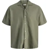 Jack & Jones Overhemd 'JJEBREEZE' olijfgroen