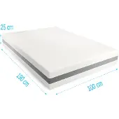 Droommatras Pocketvering-matras 7 comfort Prime 100x190 dikte 25 cm