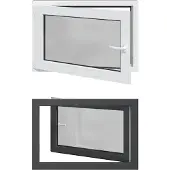 vidaXL Kipp- en draaikraam voor de kelder, model RISOR, 90 x 50 cm
