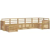 Syfax Buiten bankenset 7 pcs Wit
