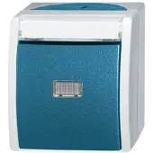 Busch-Jaeger 2CKA001484A0373 Wipschakelaar Met licht IP44 Meerdere kleuren