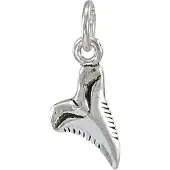 Dive Silver Shark Tooth Charm Hangertje