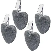 OEM Stein tafelgewichten set, 4-delig, natuursteen, 58 gram