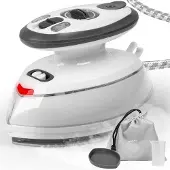 OEM Compacte reisstoomapparaat, mini, stoom, opvouwbaar, spuitfunctie, wit/grijs
