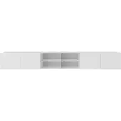 MargaretHadas24 TV-kast Leo IV 300 (3x100) cm (wit + wit)