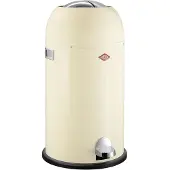 Wesco Kickmaster Prullenbak | Pedaalemmer | 33 Liter | Metaal - Amandel | Afvalemmer - Made in Germany
