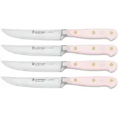 Wüsthof - Classic Steakmessenset 4-delig Pink Himalayan Salt