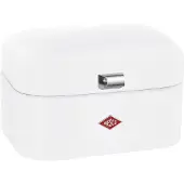 Wesco Single Grandy Broodtrommel | 7,5 Liter - Maat M | Metaal - Mat wit | Broodopslag