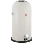 Wesco Kickmaster Prullenbak | Pedaalemmer | 33 Liter | Metaal - Mat zand | Afvalemmer - Made in Germany