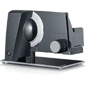 Graef Broodsnijmachine STYLE S12002 met glazen snijplank, zwart
