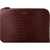 Selencia Croco Laptophoes 13 inch - Laptopsleeve - Burgundy