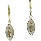Otazu gold plated oorbellen met Swarovski kristallen Blossom female