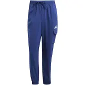 Adidas Sportbroek 'Essentials' donkerblauw / wit