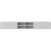 MargaretHadas24 TV-kast Nicole IV 300 (3x100) cm (wit + wit)