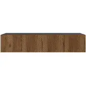 MargaretHadas24 Margaret Hadas: TV-kast Nicole, TV-meubel, laag TV-meubel, 200 cm, modern design, voor wandmontage, woonkamer, zwart, Catania