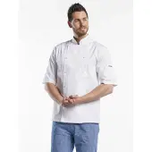 Chaud Devant Hilton Poco Wit Short Sleeve Koksbuis | Maat: XS