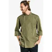 Chaud Devant Hilton Poco Chef Jacket Dark Olive | Maat: XS