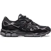 Asics Trainers Gel NYC zwart (45), Plat, Veters, Casual, Sportief, Running, Meerdere sporten 1201A789