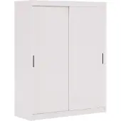 MargaretHadas24 Kledingkast Iga 180 cm inclusief 2 schuifdeuren Zwevende deurkast (wit)