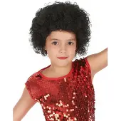 Carnival Toys Pruik Krullend Synthetisch Zwart One-size