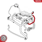 ESEN SKV 43SKV728 Radiateurslang