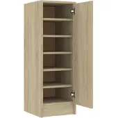 vidaXL Schoenenkast 32x35x92 cm bewerkt hout sonoma eikenkleurig