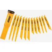 DeWalt Zaagbladenset - - DT2445-QZ - 12 stuks - BiM - Gele kleur