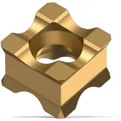 Fein Krachtgereedschap Indexeerbare inzet SX Radius 2,5 mm voor roestvast staal