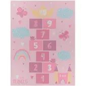 TT Home Kinderkamer tapijt tapijt kinderkamer tapijt antislip hart wolk vlinder 160 x 220 cm Rechthoek 160 x 220 cm Rechthoek Roze