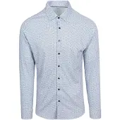 Desoto Slim Fit Jersey overhemd Bedrukte kruizen, Bedrukt