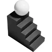 Oblure Stair Tafellamp Zwart - Tafellampen Metaal Black - NAST1003.V2