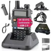 BaoFeng Uv-5r Htq Usb-c Walkie Talkie Zilver