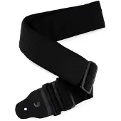 D'Addario 3 INCH WIDE BASS GUITAR STRAP BLACK