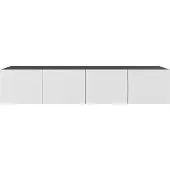 Margaret Hadas24 TV-kast Leo 200 (2x100) cm (zwart + wit)